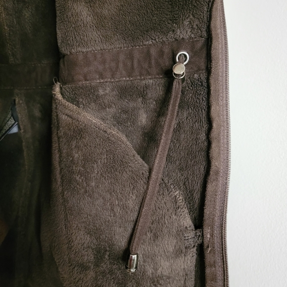 Liz Clairborne Faux Suede/Fur Coat Size Medium (8/10)‎ - Picture 10 of 11